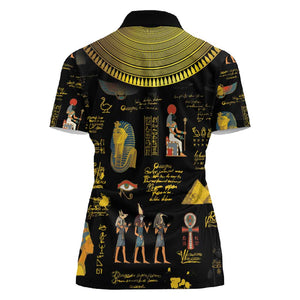 Ancient Egypt and Hieroglyphs Women Polo Shirt