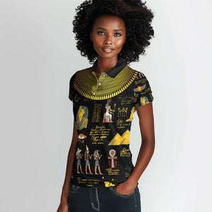 Ancient Egypt and Hieroglyphs Women Polo Shirt