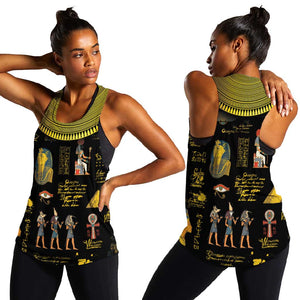 Ancient Egypt and Hieroglyphs Women Racerback Tank