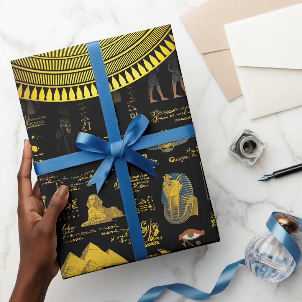 Ancient Egypt and Hieroglyphs Wrapping Paper - African Pride