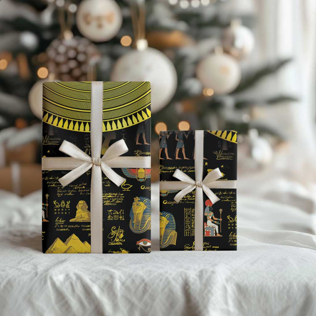 Ancient Egypt and Hieroglyphs Wrapping Paper - African Pride