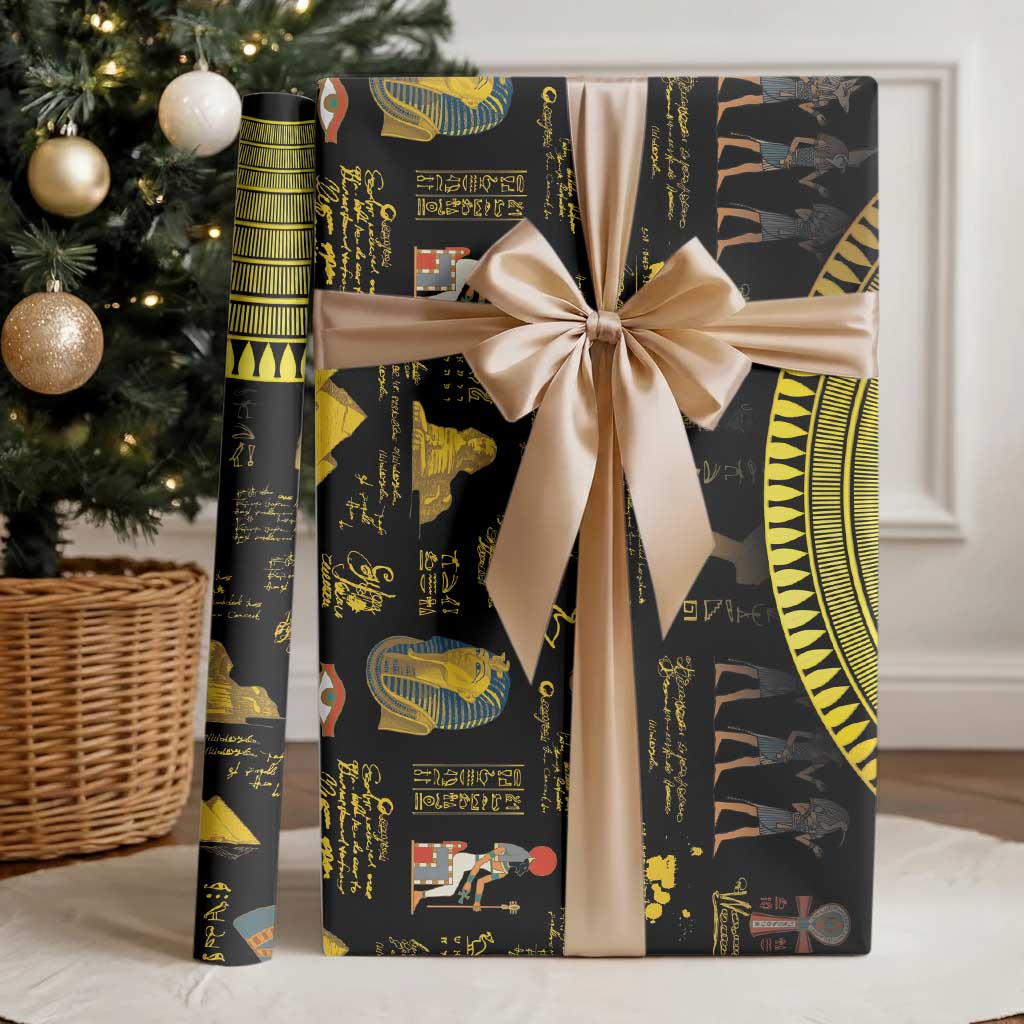 Ancient Egypt and Hieroglyphs Wrapping Paper - African Pride