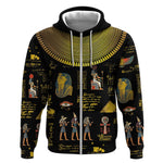 Ancient Egypt and Hieroglyphs Zip Hoodie
