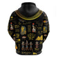 Ancient Egypt and Hieroglyphs Zip Hoodie