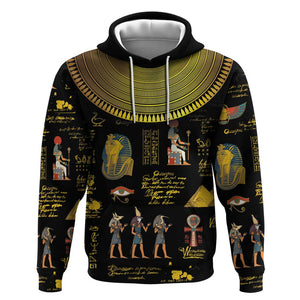 Ancient Egypt and Hieroglyphs Zip Hoodie