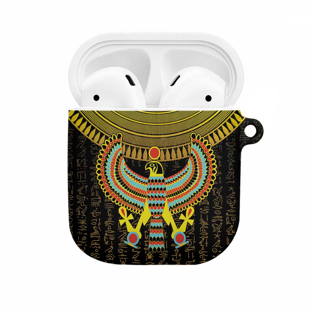 Ancient Egyptian AirPods Case Symbol of Horus The Falcon God