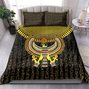 Ancient Egyptian Bedding Set Symbol of Horus The Falcon God