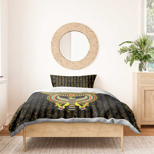 Ancient Egyptian Bedding Set Symbol of Horus The Falcon God