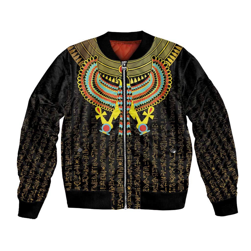 Ancient Egyptian Bomber Jacket Symbol of Horus The Falcon God
