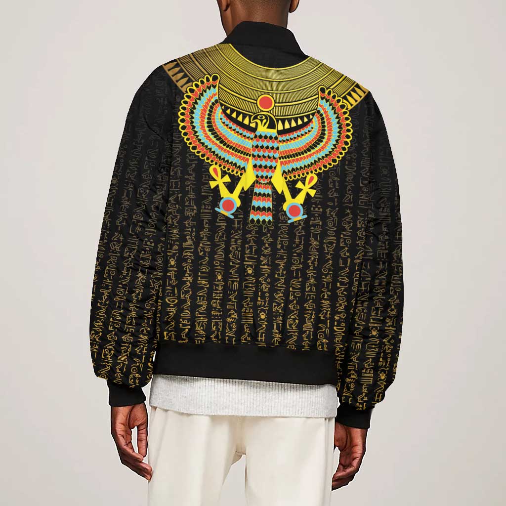 Ancient Egyptian Bomber Jacket Symbol of Horus The Falcon God