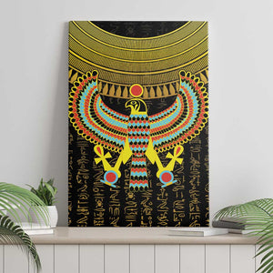 Ancient Egyptian Canvas Wall Art Symbol of Horus The Falcon God