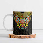 Ancient Egyptian Ceramic Mug Symbol of Horus The Falcon God