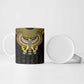 Ancient Egyptian Ceramic Mug Symbol of Horus The Falcon God