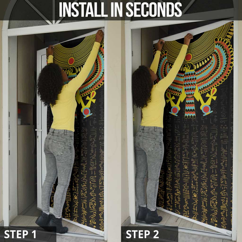 Ancient Egyptian Door Cover Symbol of Horus The Falcon God