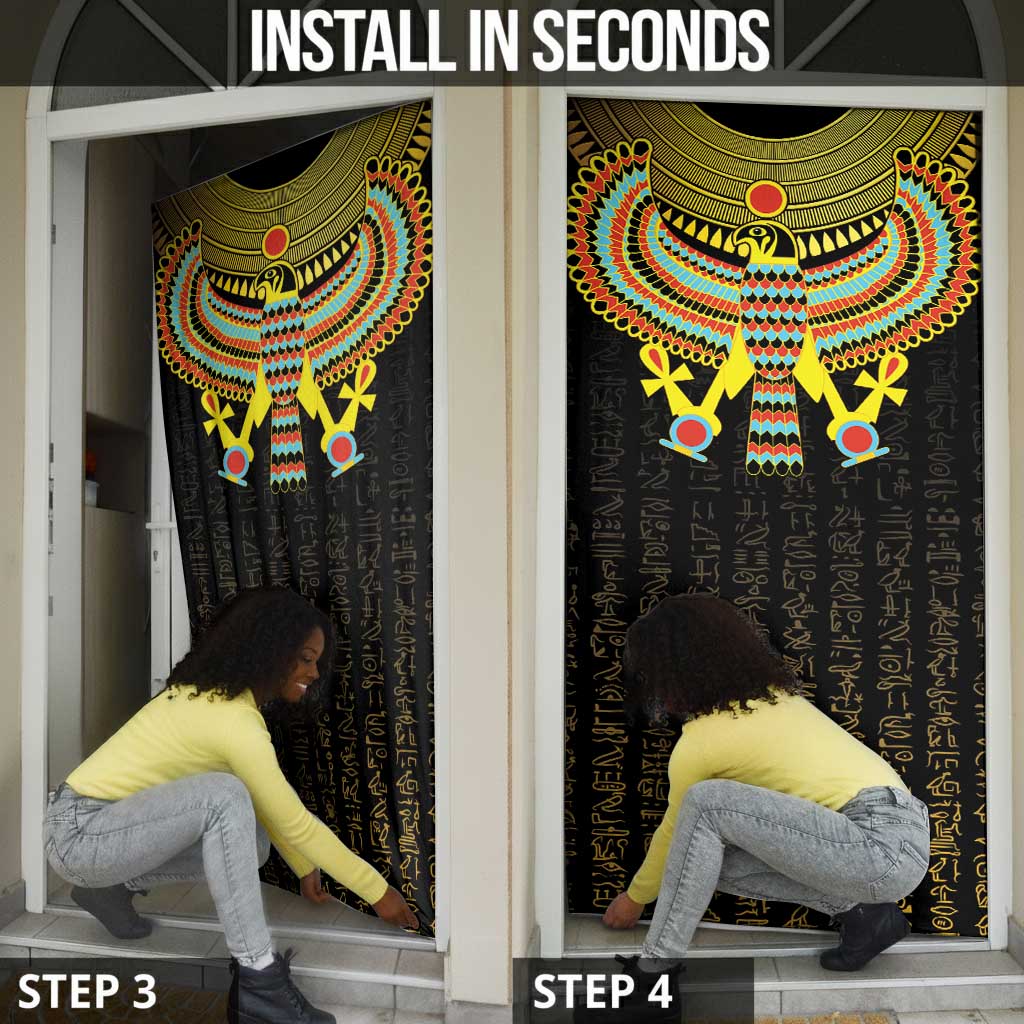 Ancient Egyptian Door Cover Symbol of Horus The Falcon God