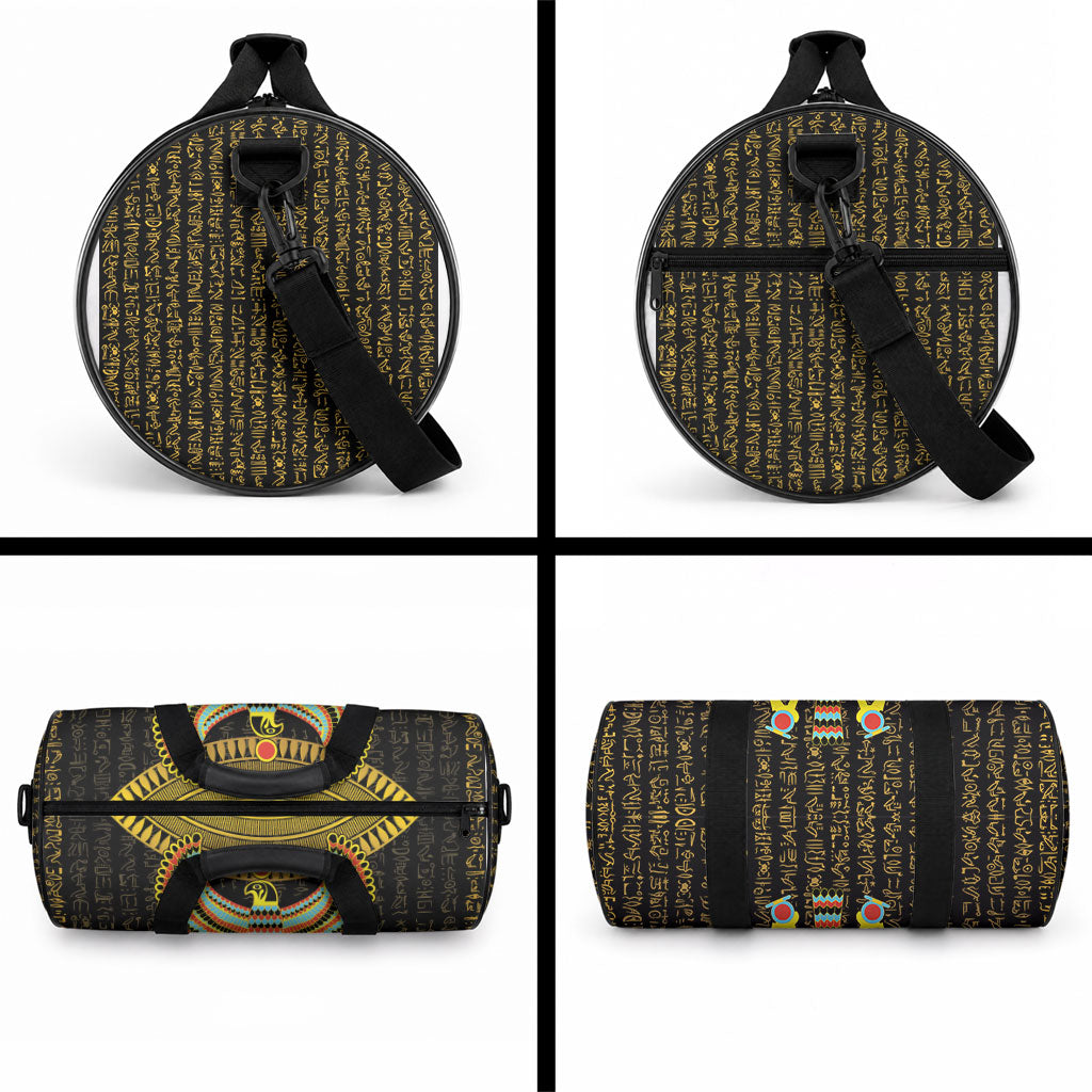 Ancient Egyptian Duffle Bag Symbol of Horus The Falcon God