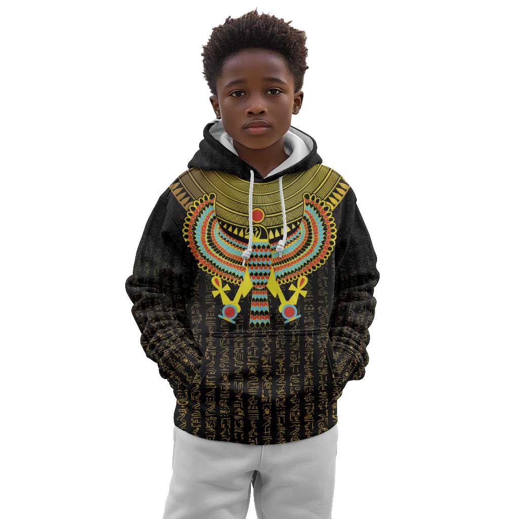 Ancient Egyptian Kid Hoodie Symbol of Horus The Falcon God