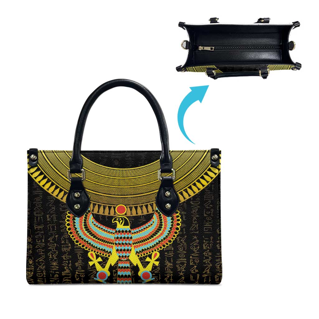 Ancient Egyptian Leather Bag Symbol of Horus The Falcon God