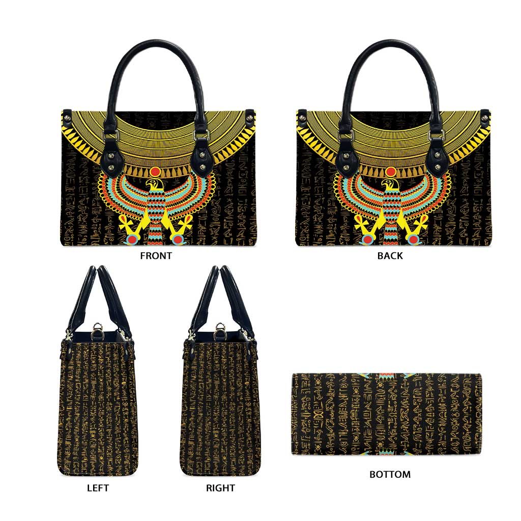 Ancient Egyptian Leather Bag Symbol of Horus The Falcon God