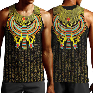 Ancient Egyptian Men Tank Top Symbol of Horus The Falcon God