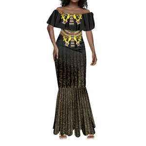 Ancient Egyptian Mermaid Dress Symbol of Horus The Falcon God