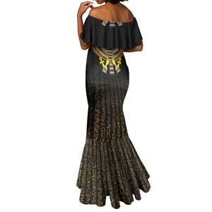 Ancient Egyptian Mermaid Dress Symbol of Horus The Falcon God