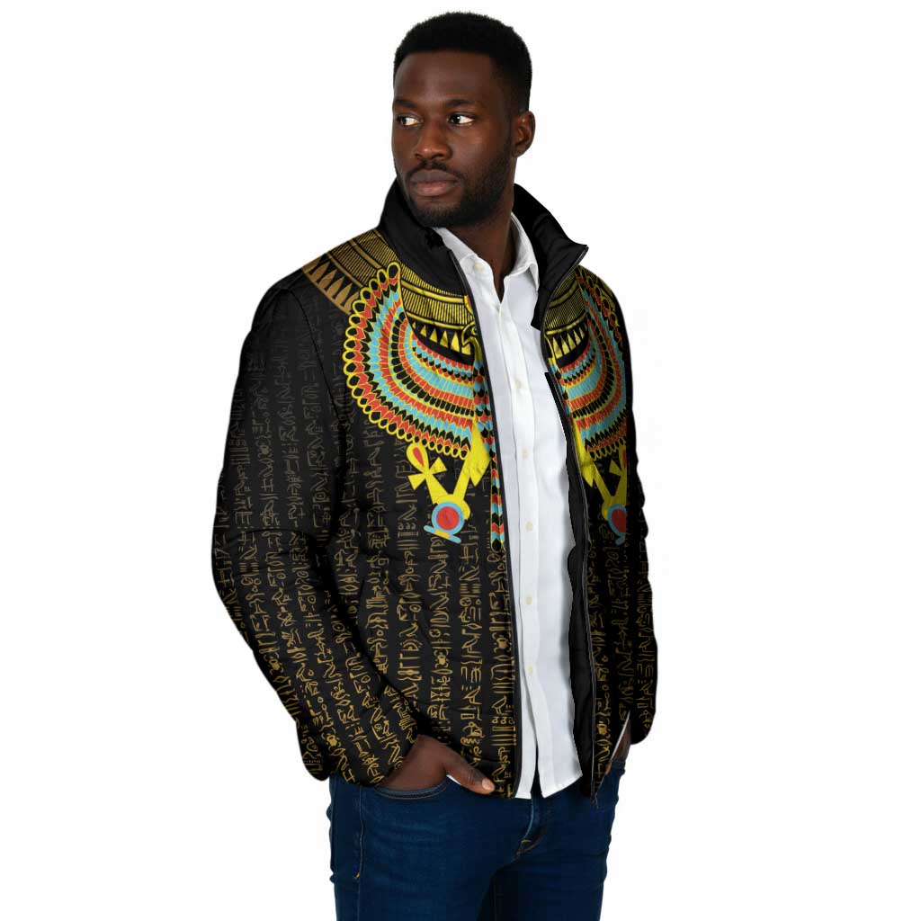 Ancient Egyptian Padded Jacket Symbol of Horus The Falcon God