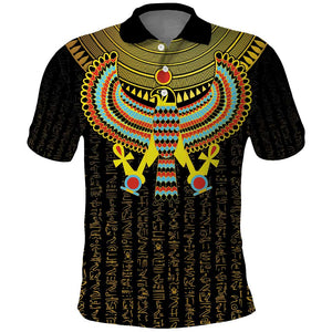 Ancient Egyptian Polo Shirt Symbol of Horus The Falcon God