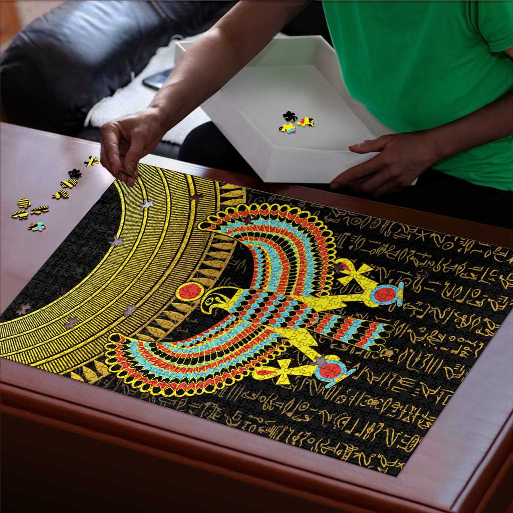 Ancient Egyptian Puzzle Symbol of Horus The Falcon God