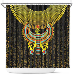 Ancient Egyptian Shower Curtain Symbol of Horus The Falcon God