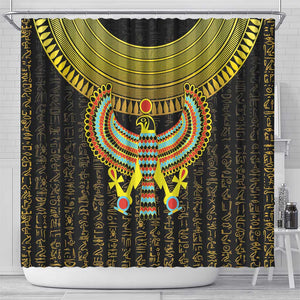 Ancient Egyptian Shower Curtain Symbol of Horus The Falcon God