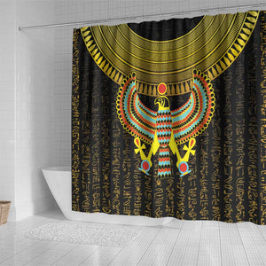 Ancient Egyptian Shower Curtain Symbol of Horus The Falcon God