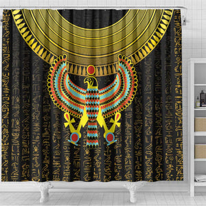 Ancient Egyptian Shower Curtain Symbol of Horus The Falcon God