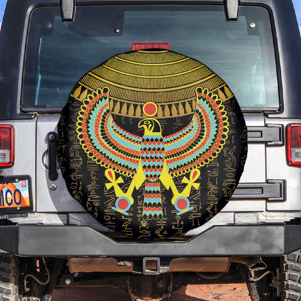 Ancient Egyptian Spare Tire Cover Symbol of Horus The Falcon God