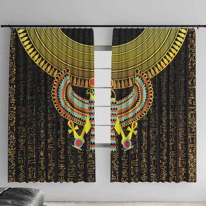 Ancient Egyptian Window Curtain Symbol of Horus The Falcon God