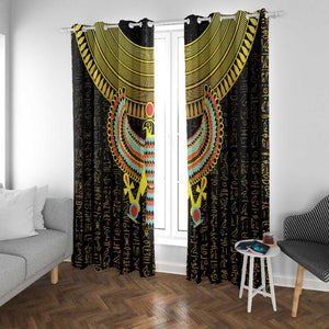 Ancient Egyptian Window Curtain Symbol of Horus The Falcon God