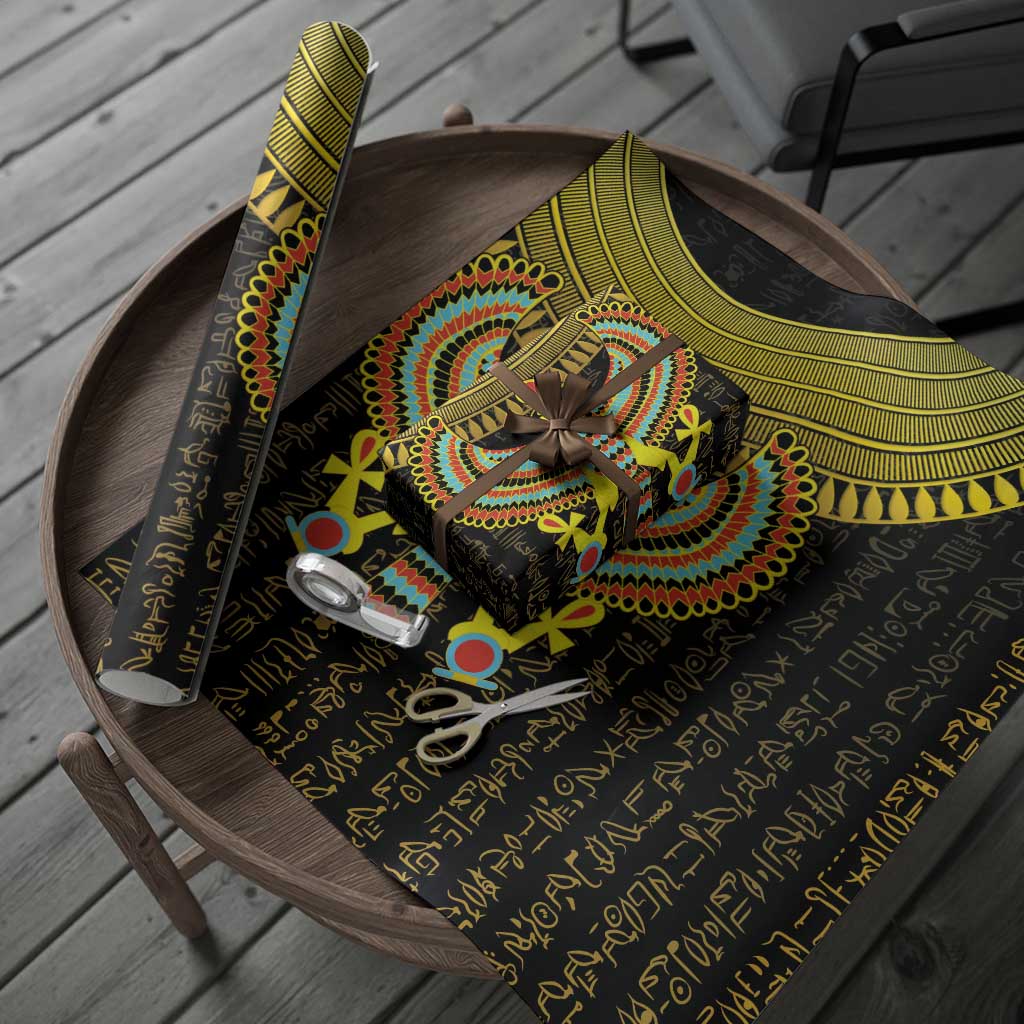Ancient Egyptian Wrapping Paper Symbol of Horus The Falcon God - African Pride