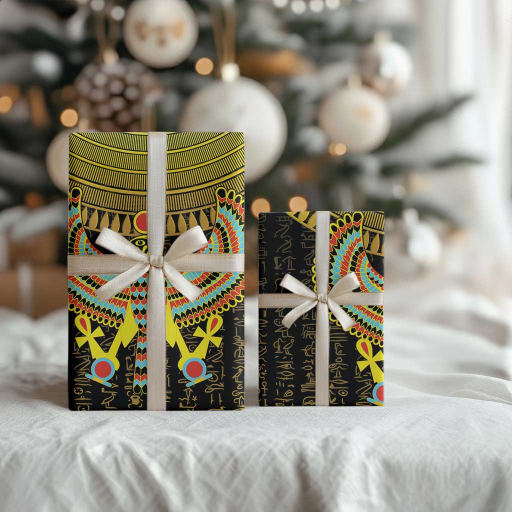 Ancient Egyptian Wrapping Paper Symbol of Horus The Falcon God - African Pride