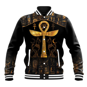 Ankh with Eye of Horus Baseball Jacket Ancient Egypt Culture LT9