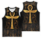 Ankh with Eye of Horus Basketball Jersey Ancient Egypt Culture LT9
