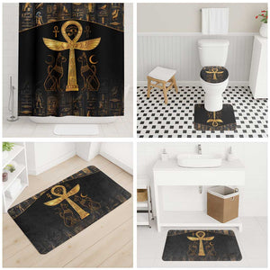 Ankh with Eye of Horus Bathroom Set Ancient Egypt Culture