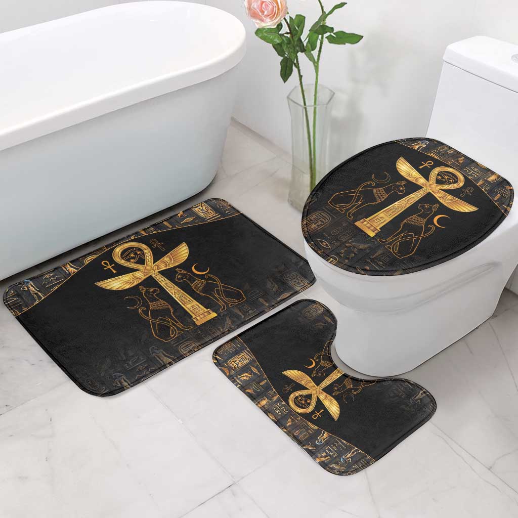 Ankh with Eye of Horus Bathroom Set Ancient Egypt Culture