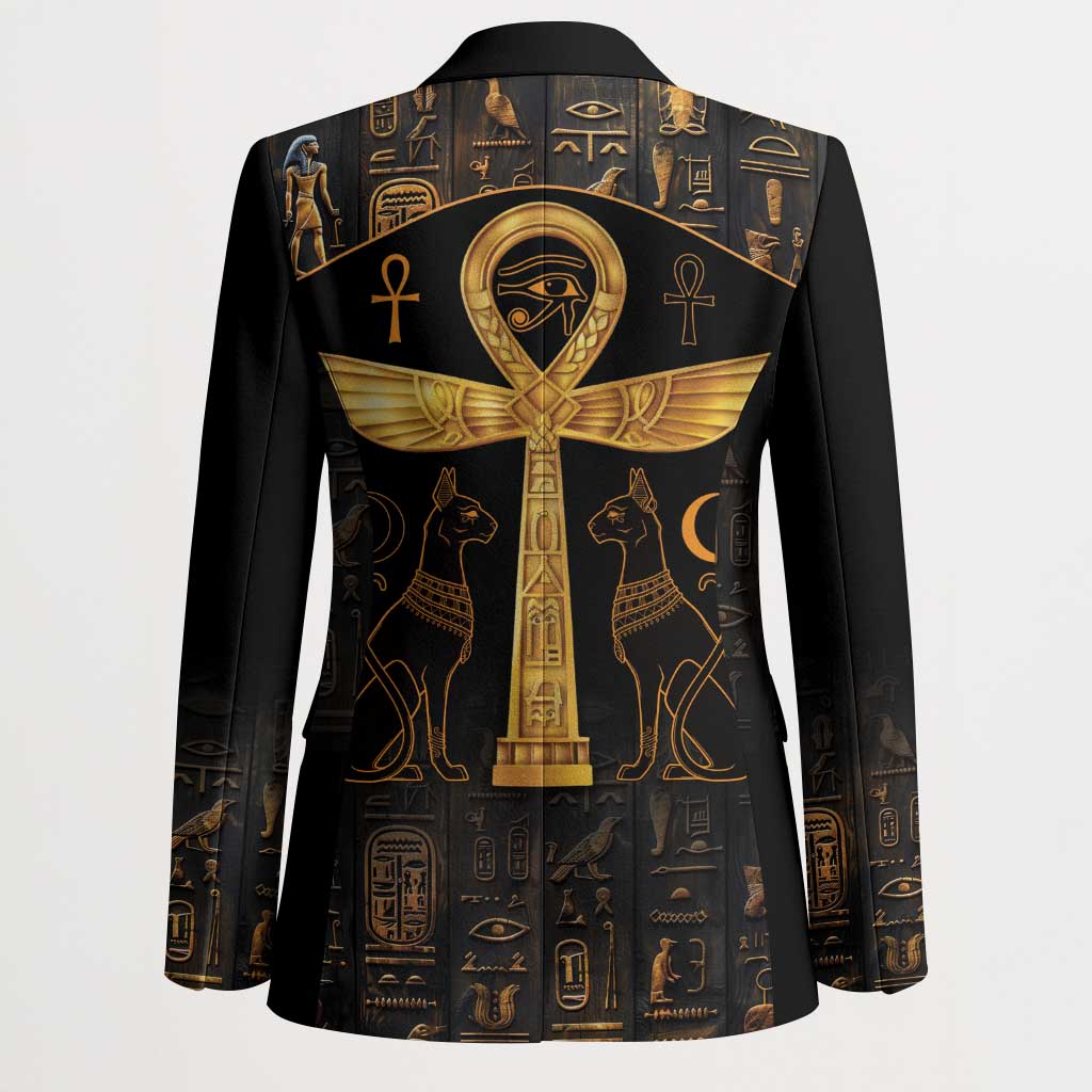 Ankh with Eye of Horus Blazer Ancient Egypt Culture