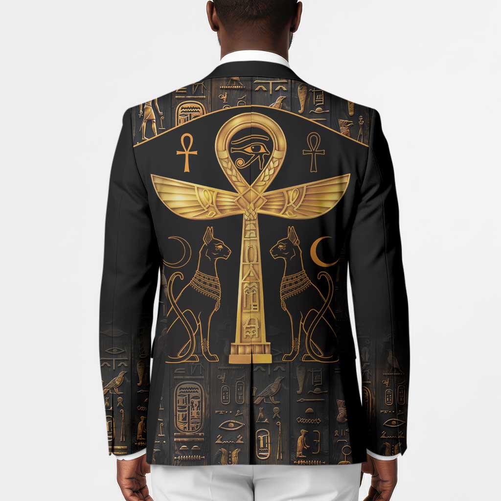 Ankh with Eye of Horus Blazer Ancient Egypt Culture