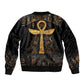 Ankh with Eye of Horus Bomber Jacket Ancient Egypt Culture