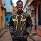 Ankh with Eye of Horus Bomber Jacket Ancient Egypt Culture