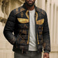 Ankh with Eye of Horus Bomber Puffer Jacket Ancient Egypt Culture