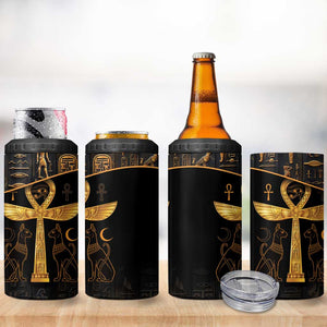 Ankh with Eye of Horus 4 in 1 Can Cooler Tumbler Ancient Egypt Culture