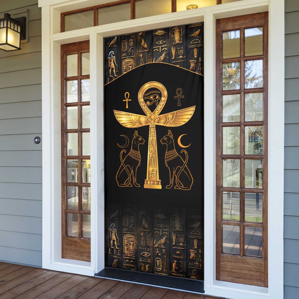 Ankh with Eye of Horus Door Cover Ancient Egypt Culture