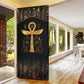 Ankh with Eye of Horus Door Cover Ancient Egypt Culture